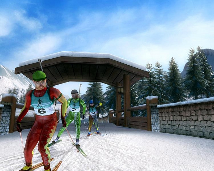 Скриншот из игры RTL Biathlon 2007