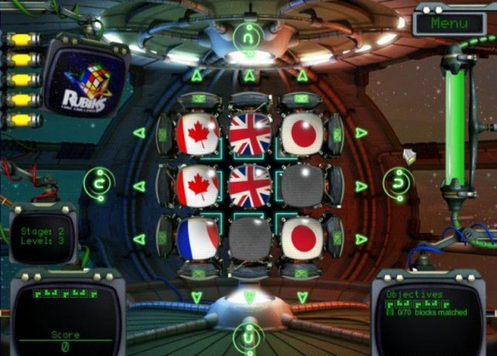 Скриншот из игры Rubik's Cube Challenge