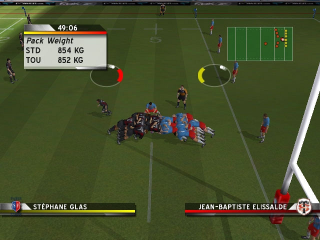 Скриншот из игры Rugby Challenge 2006