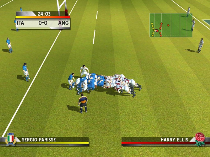 Скриншот из игры Rugby Challenge 2006