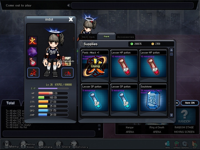 Скриншот из игры Rumble Fighter