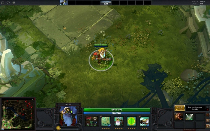 Скриншот из игры Dota 2