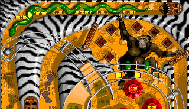 Скриншот из игры Pinball Dreams 2