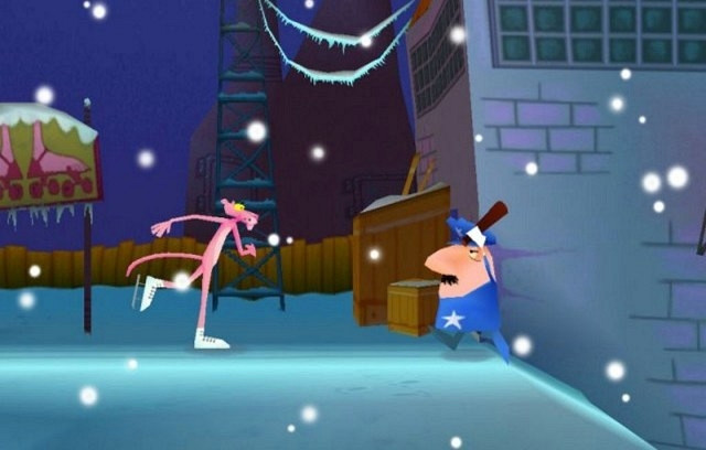 Скриншот из игры Pink Panther: Pinkadelic Pursuit