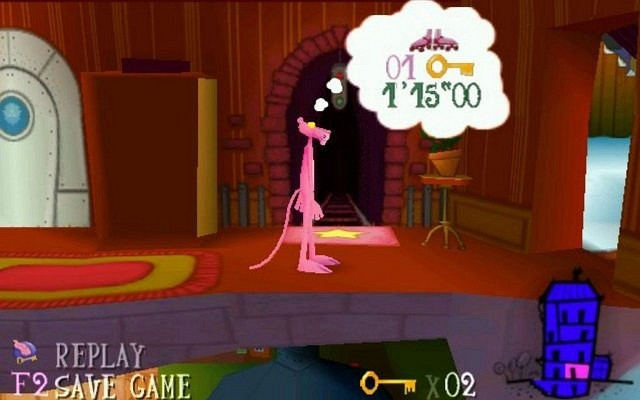 Скриншот из игры Pink Panther: Pinkadelic Pursuit