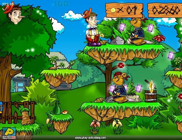 Скриншот из игры Pinocchio