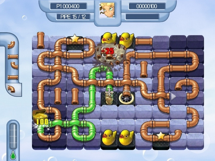 Скриншот из игры Pipe Mania