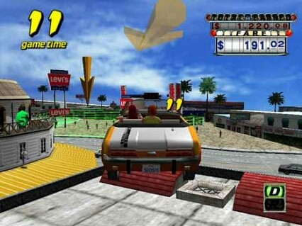 Скриншот из игры Crazy Taxi