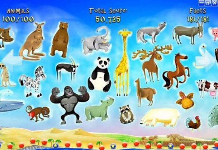 Скриншот из игры Safari Island Deluxe