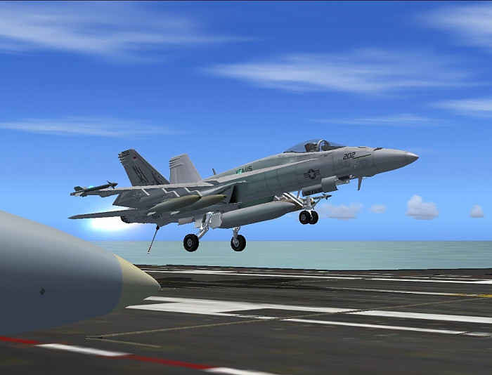 Скриншот из игры Flight Deck 4