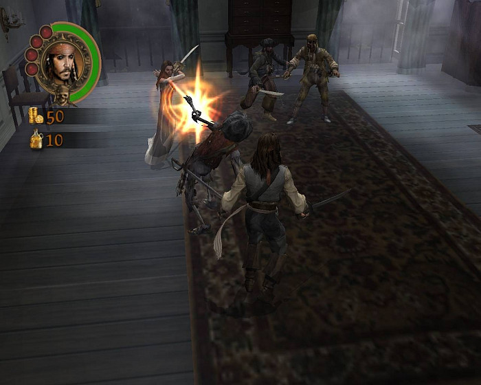 Скриншот из игры Pirates of the Caribbean: The Legend of Jack Sparrow