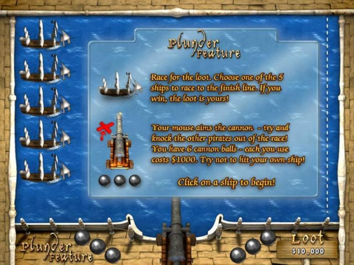 Скриншот из игры Pirates Plunder