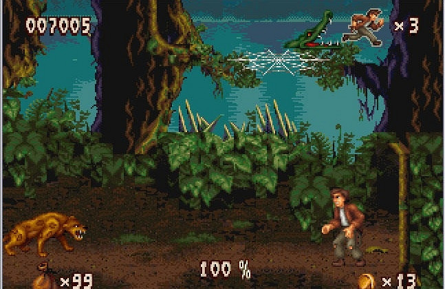 Скриншот из игры Pitfall: The Mayan Adventure