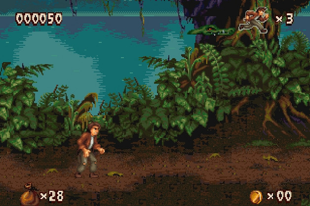 Скриншот из игры Pitfall: The Mayan Adventure