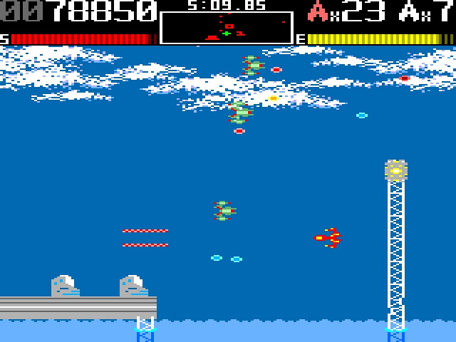 Скриншот из игры PixelShips Retro