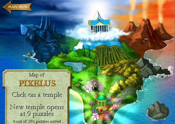 Скриншот из игры Pixelus Deluxe