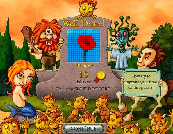 Скриншот из игры Pixelus Deluxe