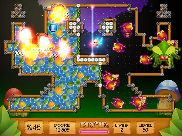 Скриншот из игры Pixie