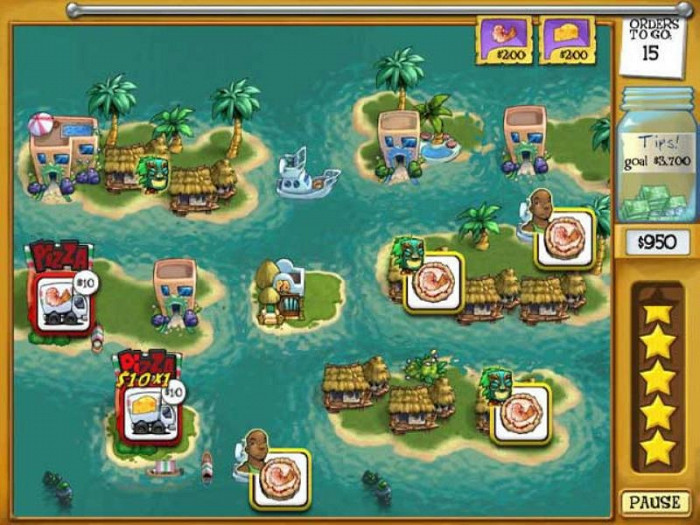 Скриншот из игры Pizza Frenzy