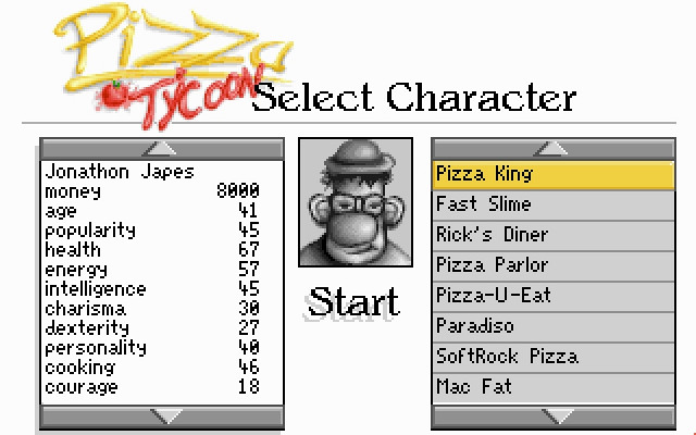 Скриншот из игры Pizza Tycoon