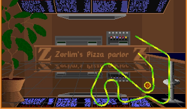 Скриншот из игры Pizza Worm