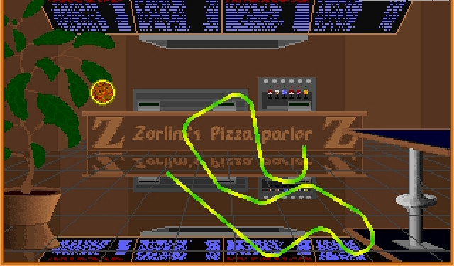 Скриншот из игры Pizza Worm