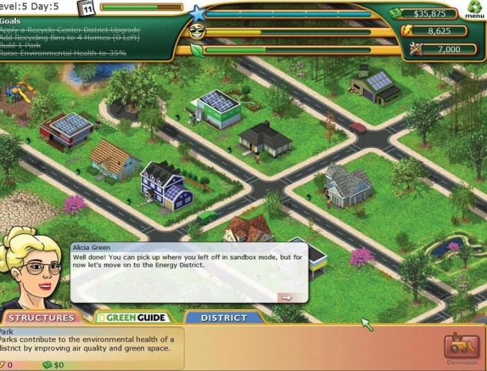 Скриншот из игры Plan It Green