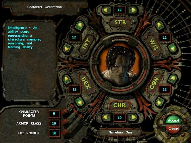 Скриншот из игры Planescape: Torment