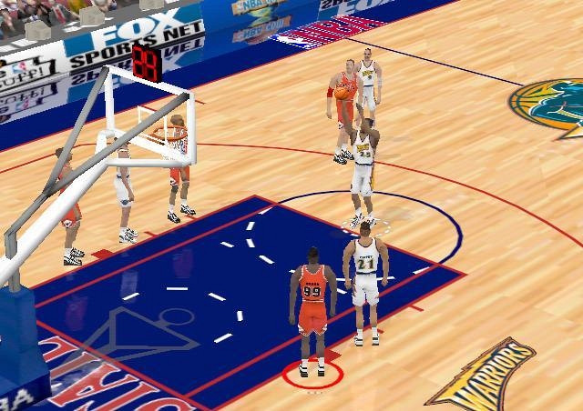 Скриншот из игры NBA Basketball 2000