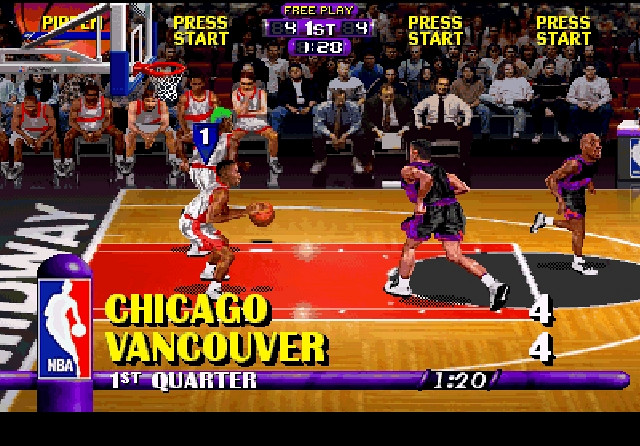 Скриншот из игры NBA Hang Time