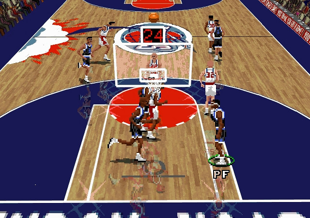 Скриншот из игры NBA Live '96