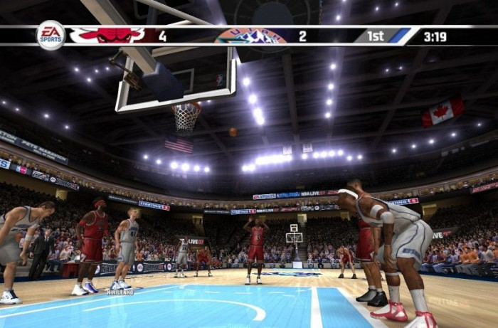 Скриншот из игры NBA Live 07