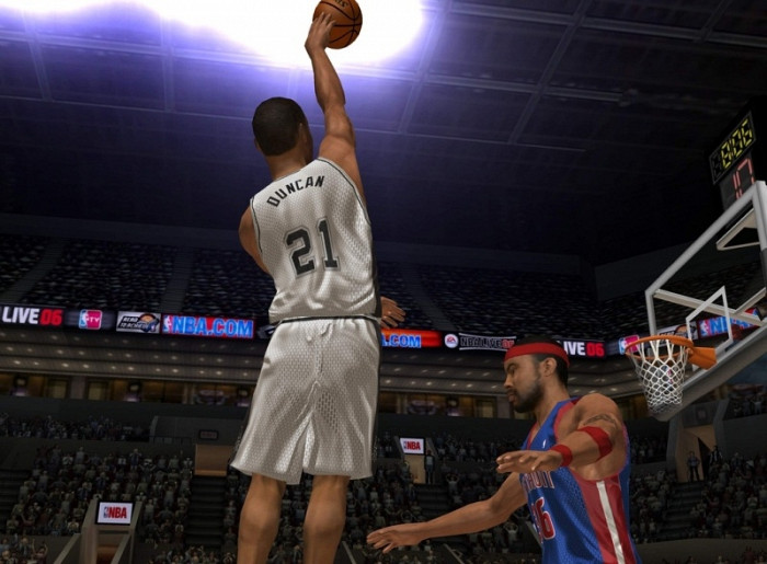 Скриншот из игры NBA Live 06