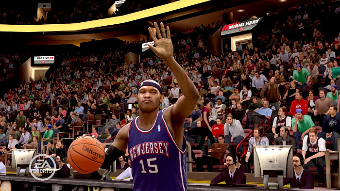 Скриншот из игры NBA Live 09