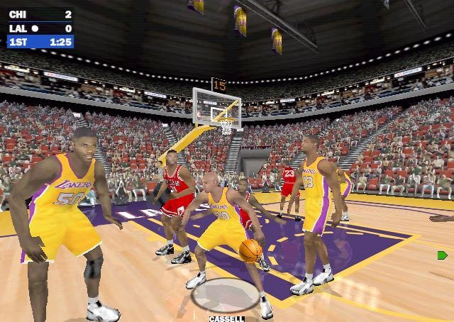 Скриншот из игры NBA Live 2000