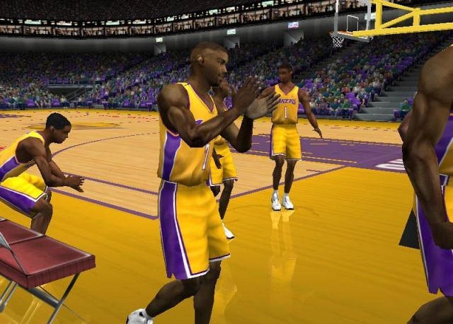 Скриншот из игры NBA Live 2001