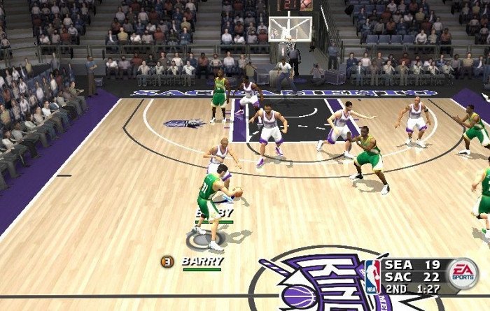 Скриншот из игры NBA Live 2004