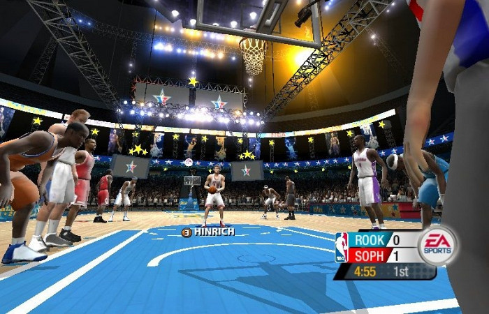 Скриншот из игры NBA Live 2005