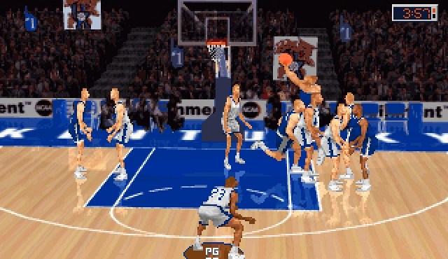 Скриншот из игры NCAA Championship Basketball