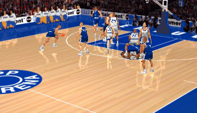 Скриншот из игры NCAA Championship Basketball