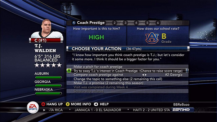 Скриншот из игры NCAA Football 10