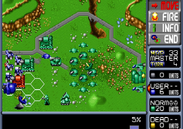 Скриншот из игры Nectaris