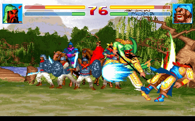 Скриншот из игры Sango Fighter