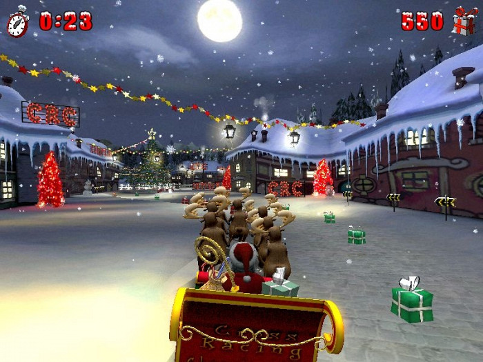 Скриншот из игры Santa Ride!