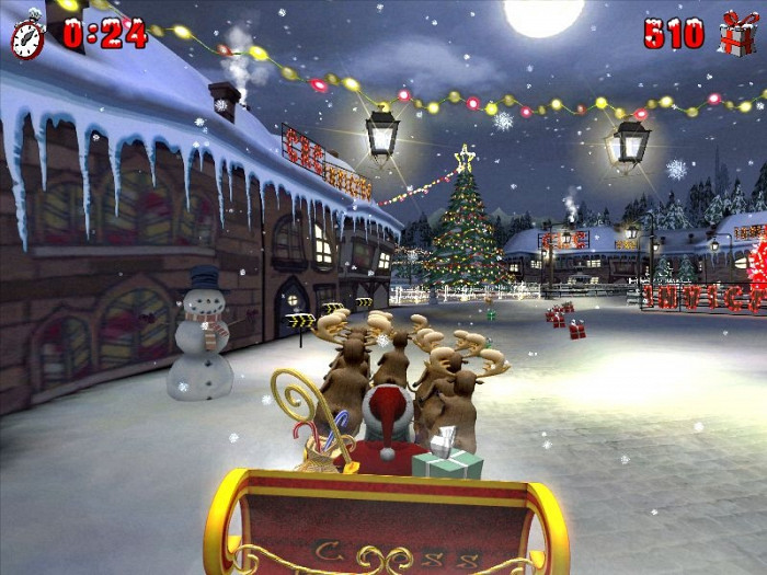 Скриншот из игры Santa Ride! 2