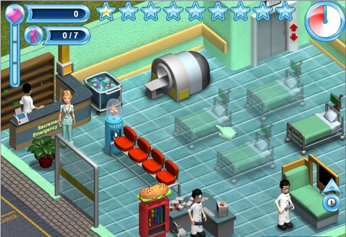 Скриншот из игры Sarah's Emergency Room
