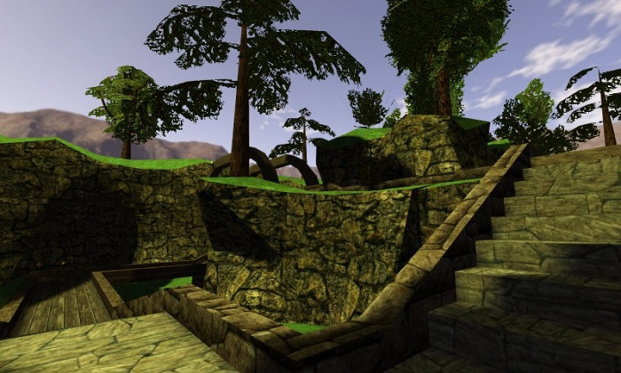 Скриншот из игры Sauerbraten
