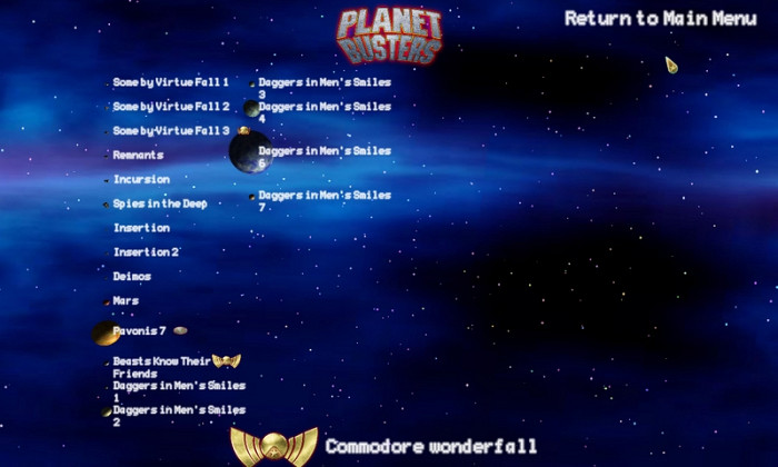 Скриншот из игры Planet Busters
