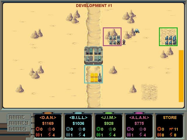 Скриншот из игры Planet M.U.L.E.
