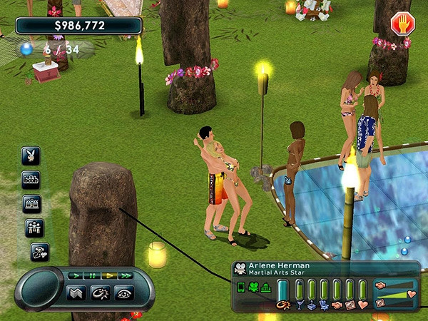 Скриншот из игры Playboy: The Mansion